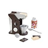 Kidkraft 63379 espresso - Set Macchina per espresso Giocattolo, con Accessori, per Bambini, Marrone