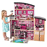 KidKraft 65826 Casa legno Sparkle Mansion per bambole di 30 cm con 30 accessori inclusi e 4 livelli di gioco, ...