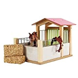 Kids Globe - Scatola per cavalli, colore: Rosa accessori) 610206.