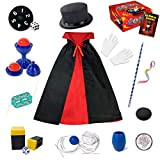 Kids Magic Kit - Beginners Kids Magic Tricks Set Included Magic Wand, Top Hat, Fancy Dress & Much More, Novelty ...
