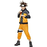 Kids - Naruto Uzumaki - Costumi Cosplay Naruto Uzumaki per I Pantaloni dei Ragazzi del Rivestimento del Cappotto Anime Felpa ...