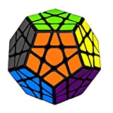 KidsPark 3x3 Megaminx Cubo di Rubix, Puzzle 3D Cubo Magico Giocattoli Dodecaedro Rompicapo Giocattoli educativi per Bambini e Adulti, Nero