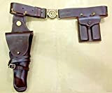 KIDZOY Fondina Nascosta in Pelle Medievale con Cintura A Proiettile, Fondina per Pistola Revolver Western Cowboy, Accessorio in Vita Stile ...