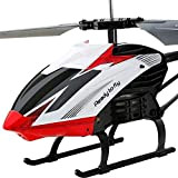 Kikioo 3.5 Toy Canale Modello rosso Carica mini volo in elicottero RC coperta con Gyro Radio Remote Control Light Aircraft ...