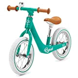 Kinderkraft Bicicletta RAPID, Leggero Bici Senza Pedali, Stile Retro, in Magnesium, per Bambini fino 3 Anni, Verde