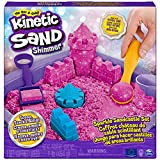 Kinetic Sand |Castello di Sabbia Shimmer | Sabbia cinetica 454gr | Sabbia Magica | Sabbia Colorata Glitterata Rosa | 3 ...