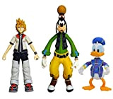 Kingdom Hearts- Goofy/Roxas/Dona Pupazzetto, Multicolore, SEP178690