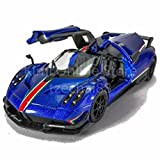 Kinsmart 1:38 Die-cast 2016 Pagani Huayra BC Race Car Blue Color Model Collection New Gift
