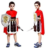 KIRALOVE Costume centurione romano - multicolore - travestimenti per bambini - halloween - carnevale - bambino - taglia M - ...