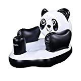 Kisangel 1Pc Sgabello Panda Cartone Animato Divano Sedile Sedia Bel Bagno Da Pranzo Assortiti Di Colore Portatile Gonfiabile