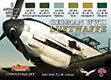 Kit aerografo di colori camouflage LifeColor CS06 GERMAN WWII LUFTWAFFE SET1