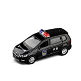 Kit di Giocattoli per Modellini Auto ​d'Epoca 1:32 per Volkswagen Touran in Lega Modello di Auto della Polizia Sei Porte ...