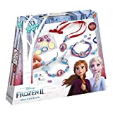 Kit di gioielli Frozen II: crea i tuoi braccialetti da principessa con bellissime perline, charms e adesivi di Anna ed ...