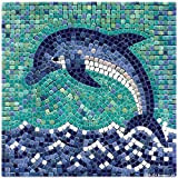 Kit Mosaico fai da te, 20x20cm, Delfino