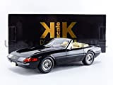 KK Scale KKDC180612 - Ferrar. 365 GTB Daytona Spyder Black 1969 Miami Vice - Scala 1/18 - Modello da Collezione