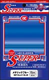 Kmc Card Barrier Super Series Metallic Blue Card Sleeves 80 Pieces