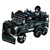 KOAEY Auto di Antideflagrante della Polizia, 496 Pezzi Giocattoli di Blocchi Modello di Veicolo Militare SWAT Compatibile con Lego