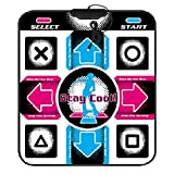 KOET Dance Pad, tappetino da ballo per Dance Dance Revolution (DDR) antiscivolo e sensibile USB Dance Blanket per PC portatili ...