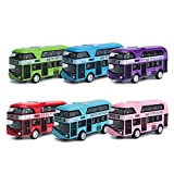 KOFUN 1:43 Modello di Auto a Due Piani Londra Bus in Lega diecast Veicoli Giocattoli per Bambini Ragazzi Perfetti per ...