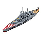 Koliyn Kit modello per portaerei, 1/700 Scala della battaglia marina italiana RN Roma 1943 Modello, giocattoli e regalo, 34 cm