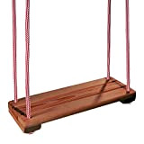 Koseto Altalena per bambini in legno, comoda altalena adatta per interni ed esterni, portata fino a 30 kg, altalena in ...