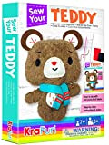 KraFun Teddy Bear Kit da Cucire Animali per Bambini Principianti My First Art & Craft, Include Teddy Doll Peluche, Istruzioni ...