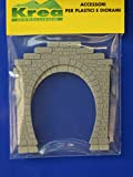 Krea Modellismo Tunnel - Portale 1 Binario per plastico o Diorama Pezzi 2 Scala N 1:160