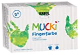 KREUL 2316 - Mucki Set di 6 colori a dita da 150 ml Vernice vegana senza parabeni, glutine e lattosio ...