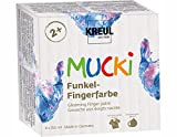KREUL 2318 - Mucki Set di 4 colori a dita da 150 ml Vernice vegana, senza parabeni, glutine e lattosio ...