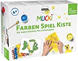 Kreul Mucki 29102 - Set di colori per le dita, per dipingere spine, pelo e capanni, 5 x 50 ml, ...