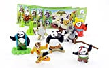 Kung Fu Panda - 3 personaggi del film con tutti i foglietti illustrativi
