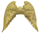 Kunze Ali d'angelo, 9 x 10 cm, oro, 4 pezzi, in carta goffrata