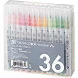 Kuretake ZIG Clean Color Real Brush Pen (36 colors)