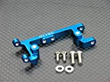 Kyosho Mini Inferno Aggiornamento Parti Aluminium Servo Mount With Screws & Shims (For Hitec Servo) - 1Pc Set Blue