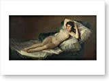 "La maja nuda", stampa ufficiale del Museo del Prado