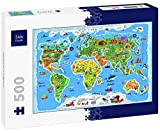 Lais Puzzle Mappa del Mondo in Inglese 500 Pezzi