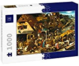 Lais Puzzle Pieter Bruegel Il Vecchio - Serie di Dipinti ad Arco, I Proverbi Olandesi 1000 Pezzi