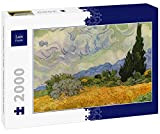 Lais Puzzle Vincent Willem Van Gogh - Campo di Grano con cipressi 2000 Pezzi