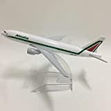 LAN Yu- 16 cm Alitalia Boeing 777 Modello di Aeroplano Modello di Aeroplano Aeroplano Modello di Aeroplano 1:400 in Metallo ...