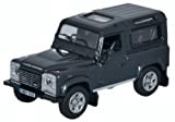 Land Rover Defender 90, nero, RHD, 0, modello di automobile, modello prefabbricato, Oxford 1:76 Modello esclusivamente Da Collezione