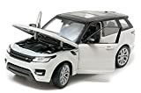 Land Rover Range Rover sport, bianco nero, 0, modello di automobile, modello prefabbricato, Welly 1:24 Modello esclusivamente Da Collezione