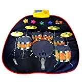 Lankater Jazz Drums Musical Stuoia Tappeto Giocattoli Multi-Funzione Play Mat Carpet Strumento Educativo Giocattoli per Il Regalo dei Capretti, 70.5x65cm