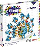 Lansay- Mille et Un Origami-Scultura Pavone 3D, Multicolore, 20441