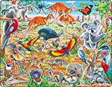 Larsen FH45 La Fauna Unica dell'Australia, Puzzle Incorniciato con 60 Pezzi