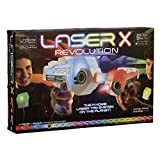 Laser X 88046 Revolution Double Blasters, scegli il colore della tua squadra, esplora oltre 90 metri, con Voice Coach