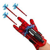 Launcher Glove, Spara Ragnatele Spider-man, Guanti Spider-man, Launcher Giocattoli, Spider Web Launcher Toy (1 set)