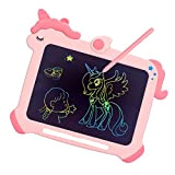 Lavagna LCD per bambini Unicorno Colorato Schermo Doodle Board Bambini Giocattolo da Viaggio Compleanno per 3 4 5 6 7 ...