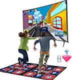 LDJ Tappetino da Ballo per Bambini E Adulti, Macchina da Ballo da Gioco USB Tappeto per Danza 3D Somatosensoriale, Compatibile ...