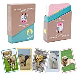 Le mie prime parole - animali: Il gioco educativo da 1 anno di Kakaduu. 50 flash cards (Montessori) con foto ...