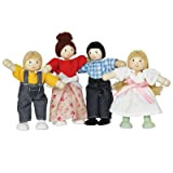 Le Toy Van - La mia famiglia di 4 bambole - Legno, tessuto - P053